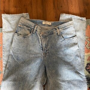 Abercrombie & Fitch Light Wash Straight Leg Jeans